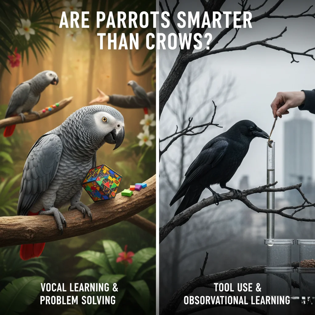 Are Parrots Smarter Than Crows