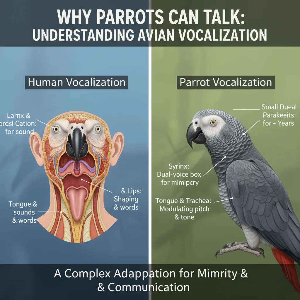 Why Parrots Can Talk