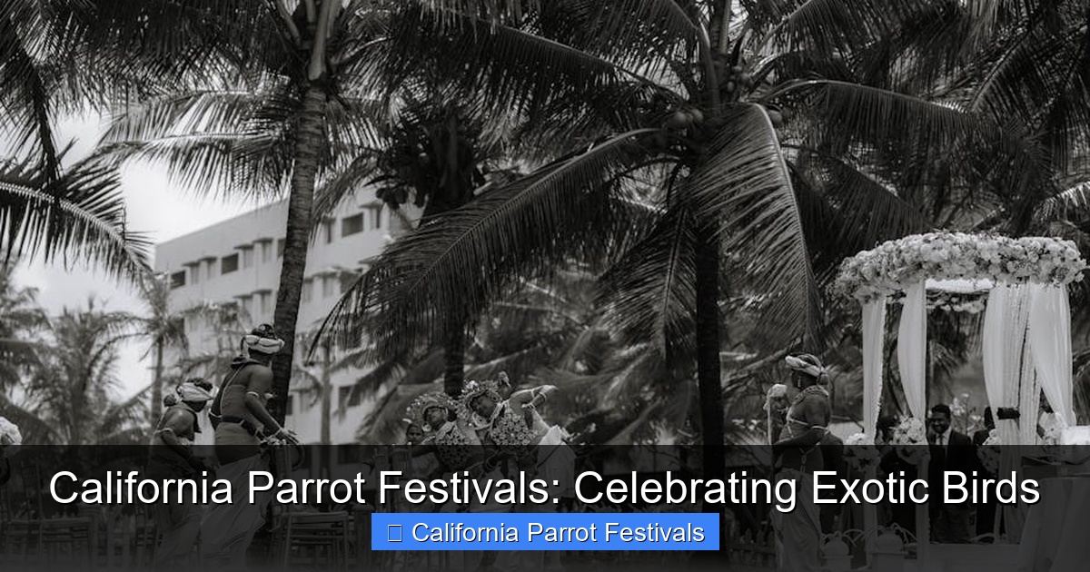 California Parrot Festivals: Celebrating Exotic Birds