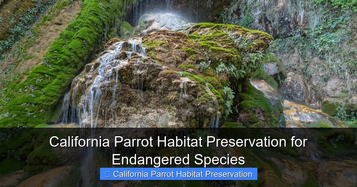 Featured image for California Parrot Habitat Preservation for Endangered Species