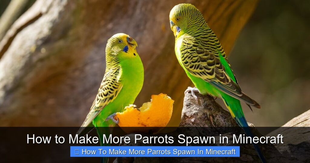 How to Make More Parrots Spawn in Minecraft - californiaflocks.org