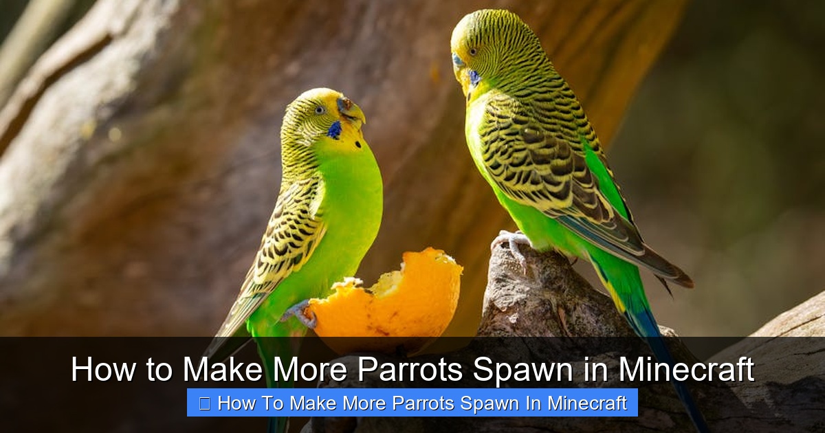 Featured image for How to Make More Parrots Spawn in Minecraft