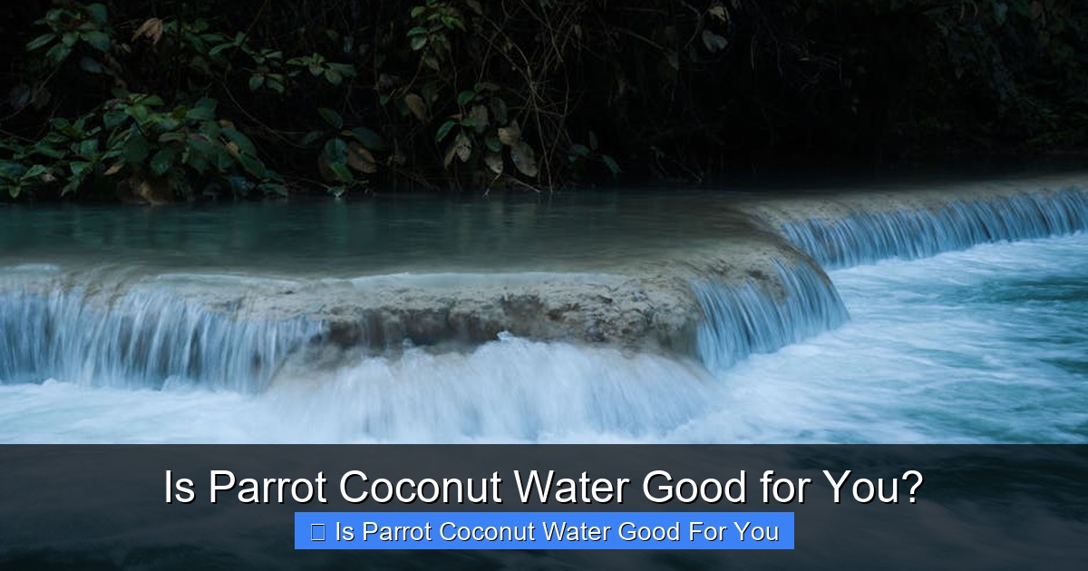 Is Parrot Coconut Water Good for You?
