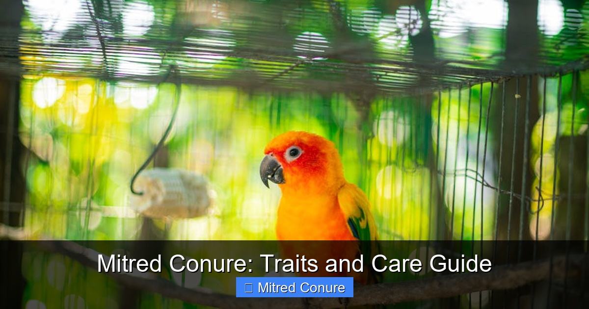 Featured image for Mitred Conure: Traits and Care Guide