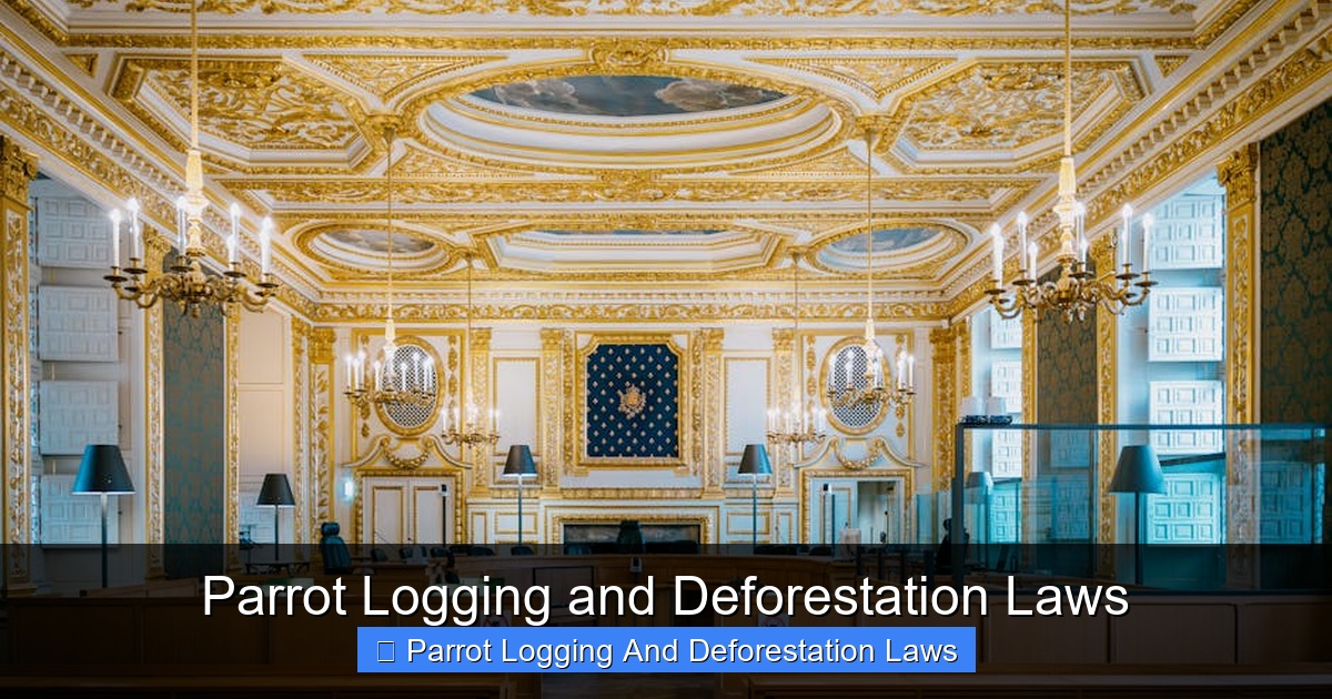 Featured image for Parrot Logging and Deforestation Laws