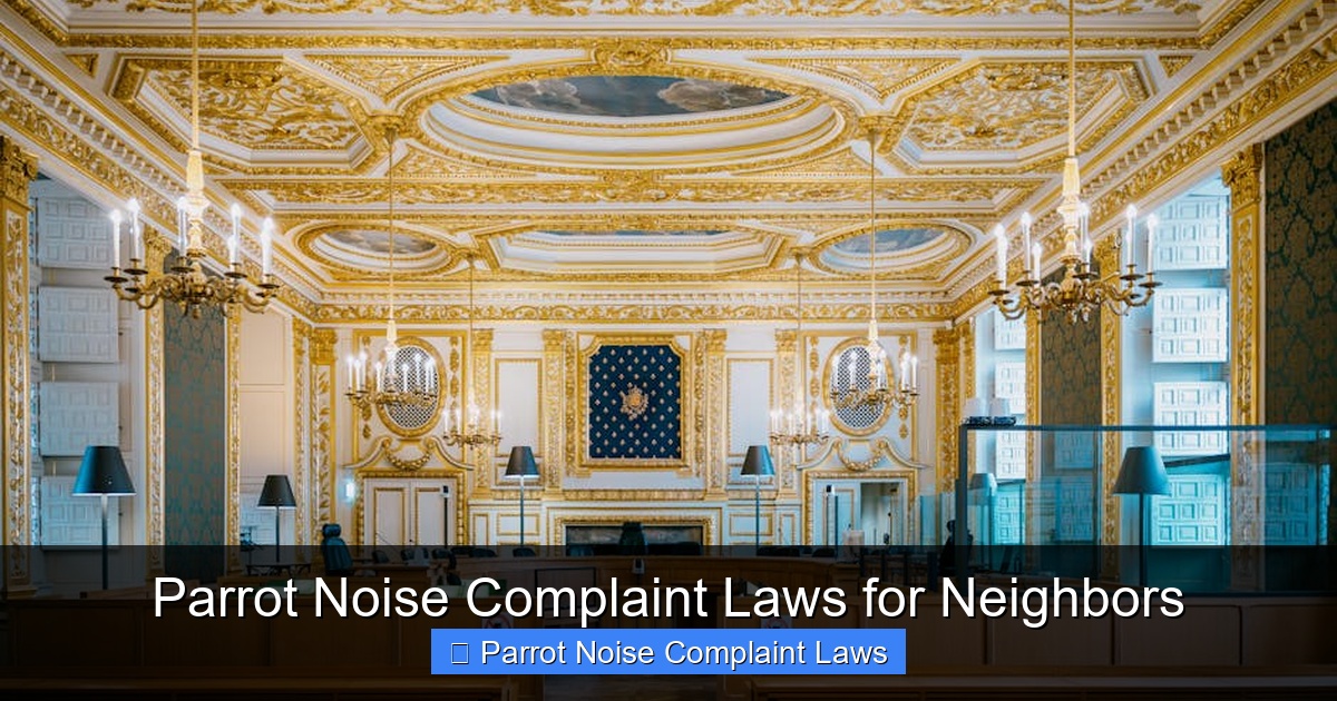 Featured image for Parrot Noise Complaint Laws for Neighbors