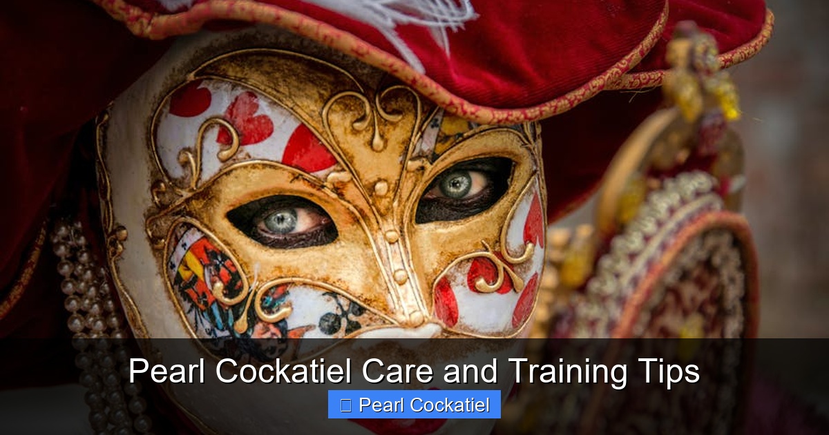 Featured image for Pearl Cockatiel Care and Training Tips