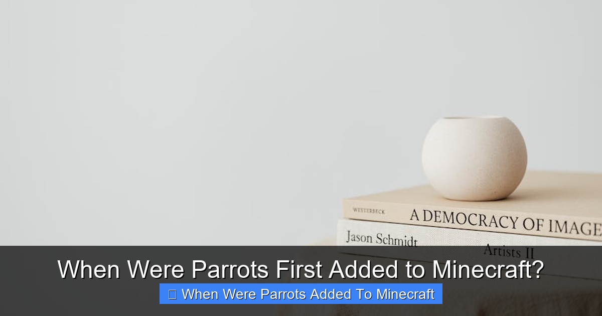 Featured image for When Were Parrots First Added to Minecraft?