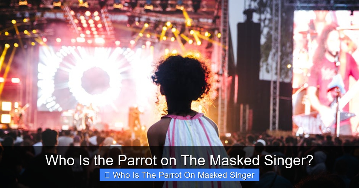 Who Is the Parrot on The Masked Singer?