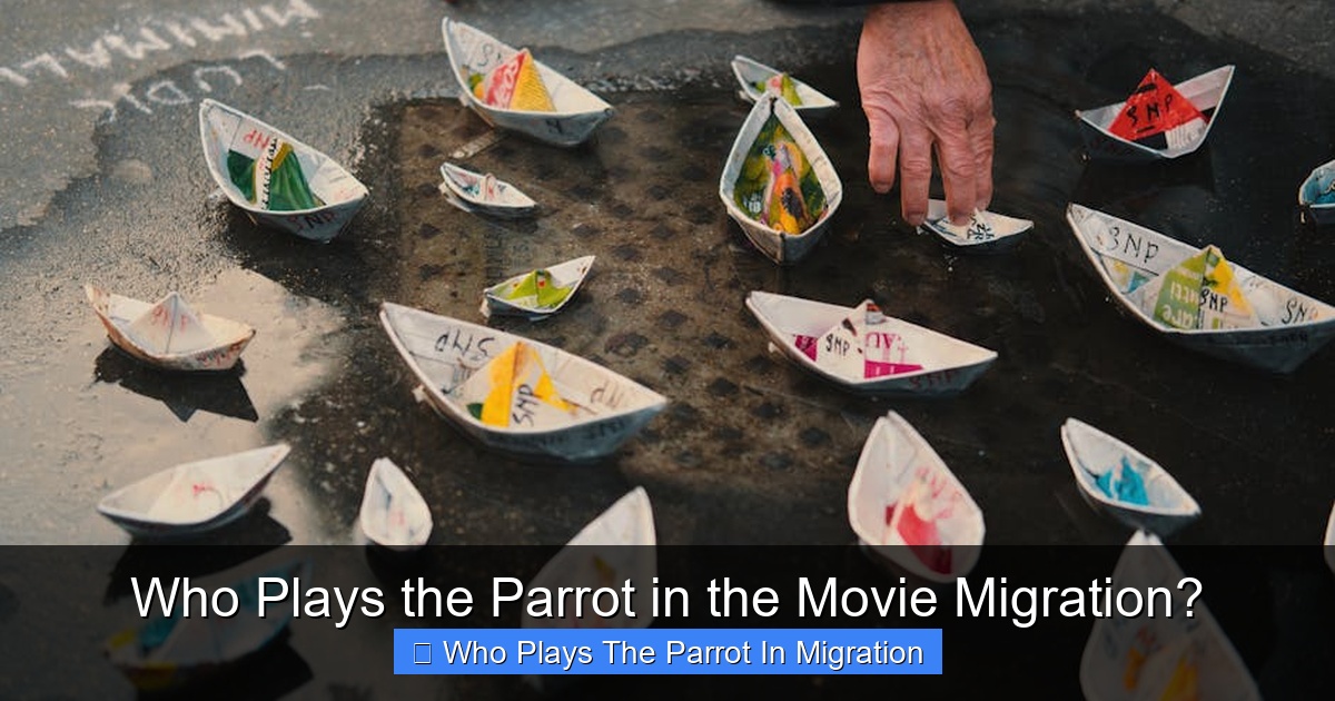 Who Plays the Parrot in the Movie Migration?
