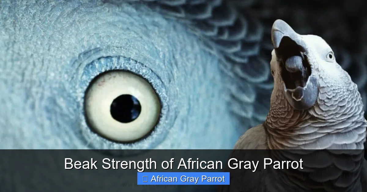 Beak Strength of African Gray Parrot