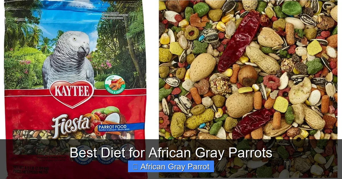 Best Diet for African Gray Parrots
