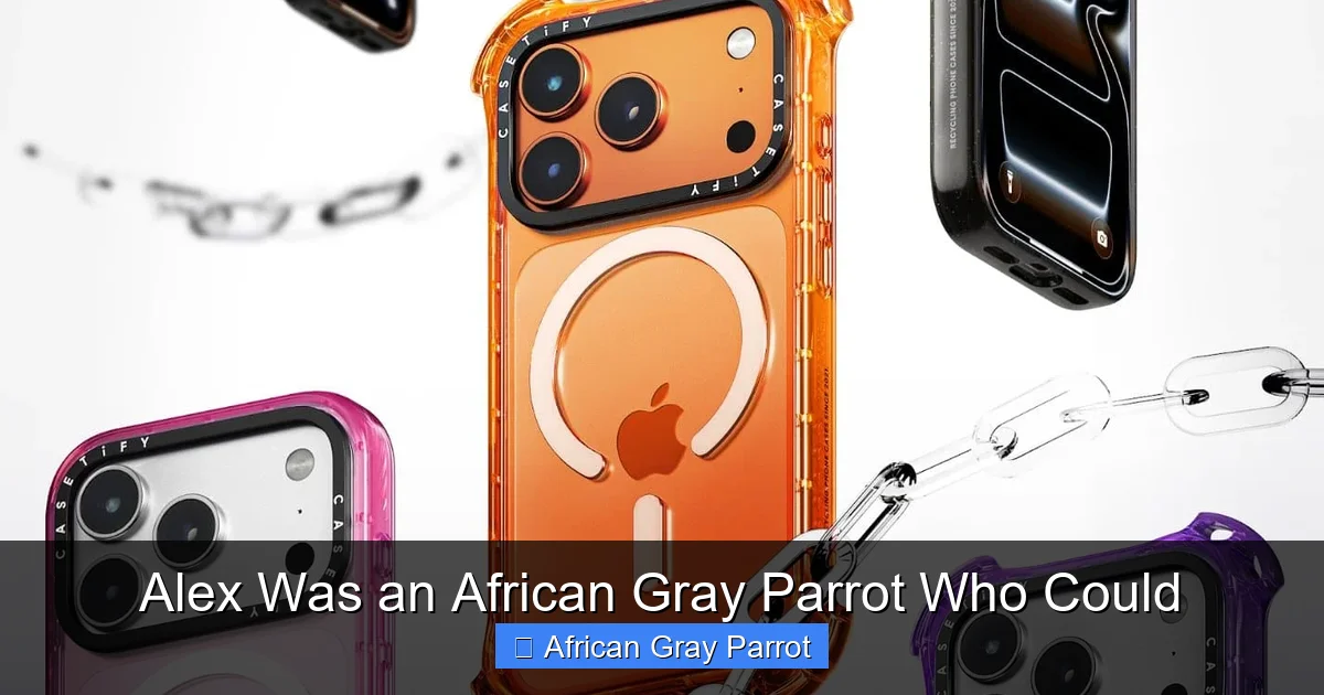 Alex Was an African Gray Parrot Who Could