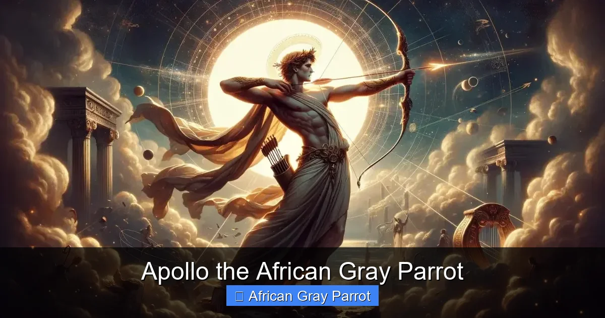 Apollo the African Gray Parrot