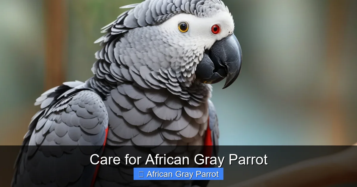 Care for African Gray Parrot