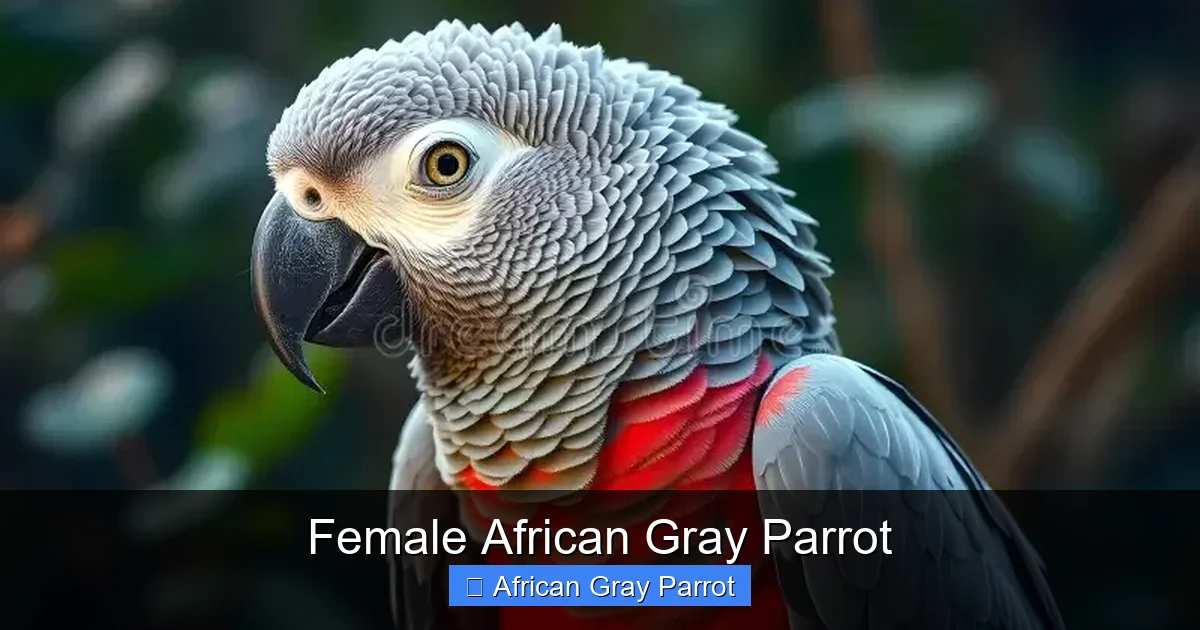 Female African Gray Parrot