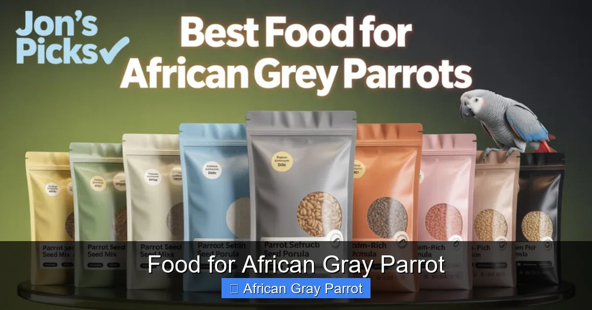 Food for African Gray Parrot