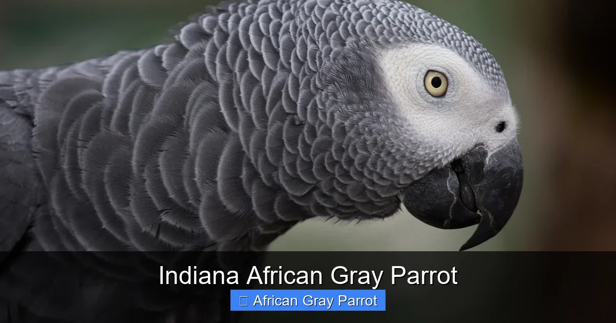 Indiana African Gray Parrot