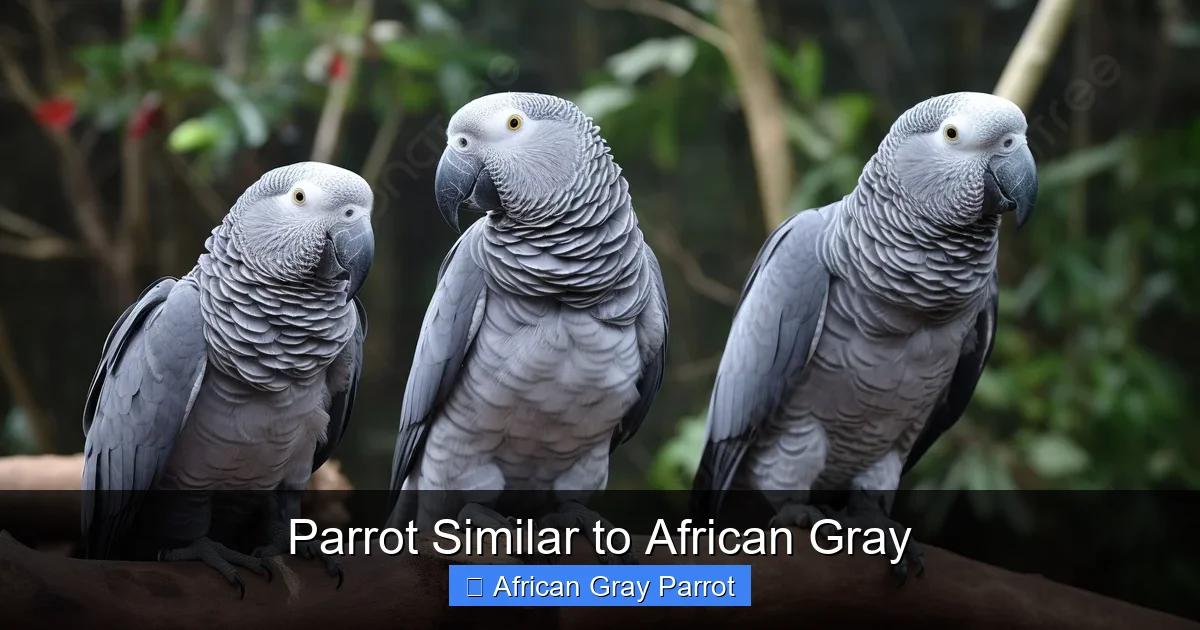 Parrot Similar to African Gray