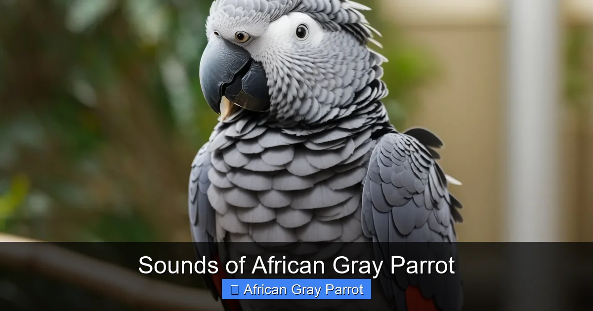 Sounds of African Gray Parrot