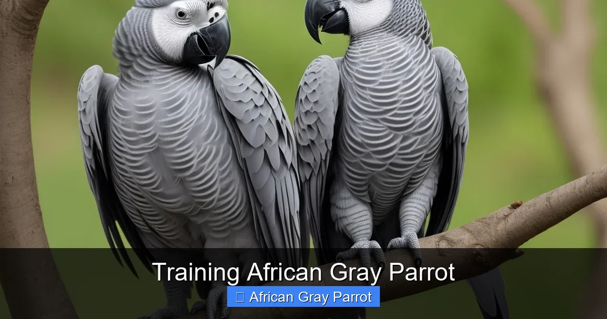Training African Gray Parrot